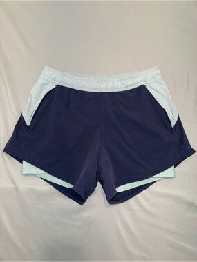 Fair Harbor Navy/Mint Athletic Shorts Size S